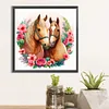 (40*40cm)Horse - Full Round Drill Diamond Painting