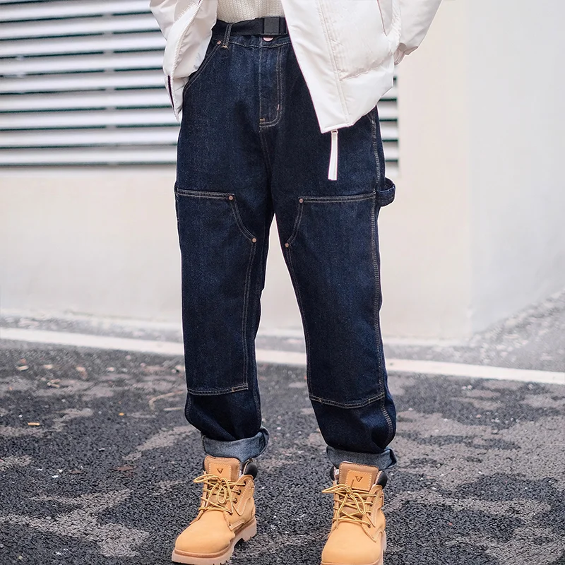 Lumberjack Knee Patch Relaxed Straight Jeans