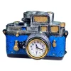Retro camera piggy bank clock gift