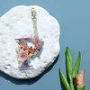 1Pc DIY Diamond Painting Lettter Keychain
