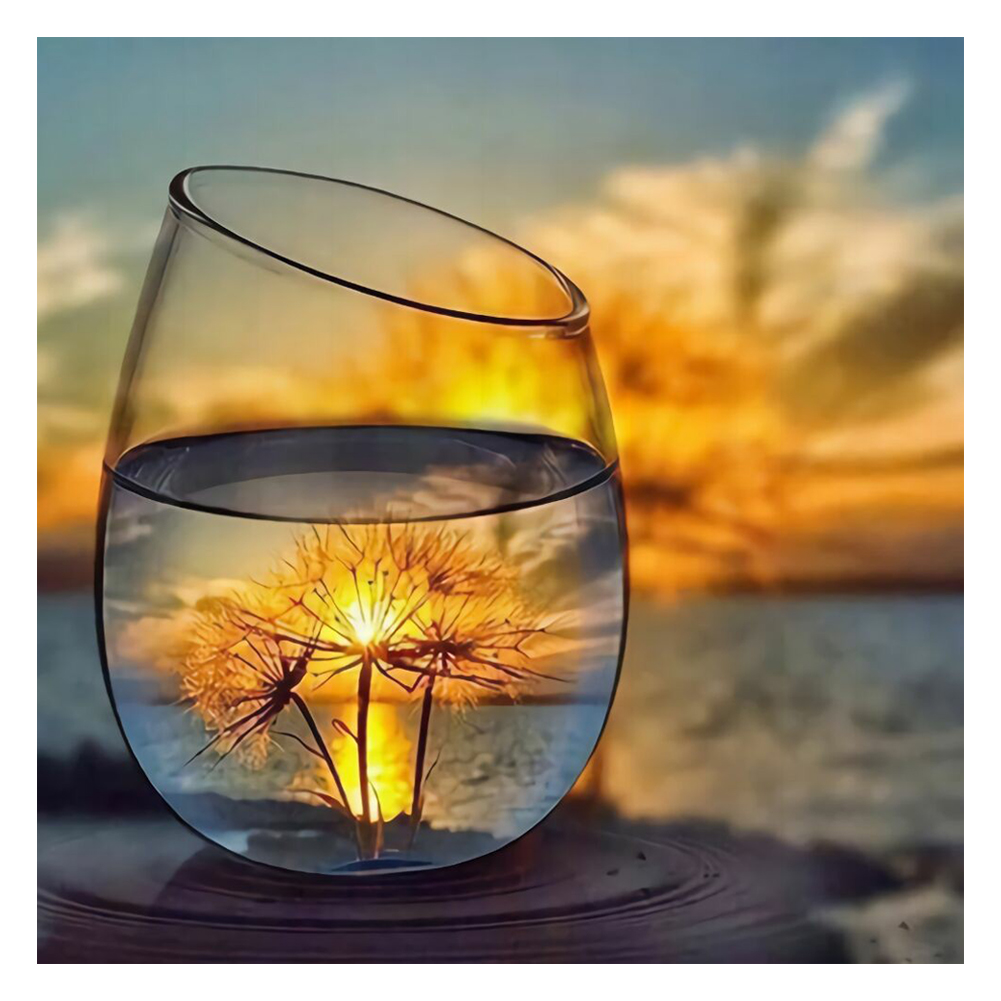 

Cup Scenery - Round Drill Diamond Painting - 30*30CM, 501 Original