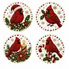 [Upgrade]4Pcs Acrylic Special Shape Xmas DIY Waterproof Diamond Painting Coaster Kit