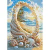 Diamond Painting -DIY Round Drill Ruffled Ocean