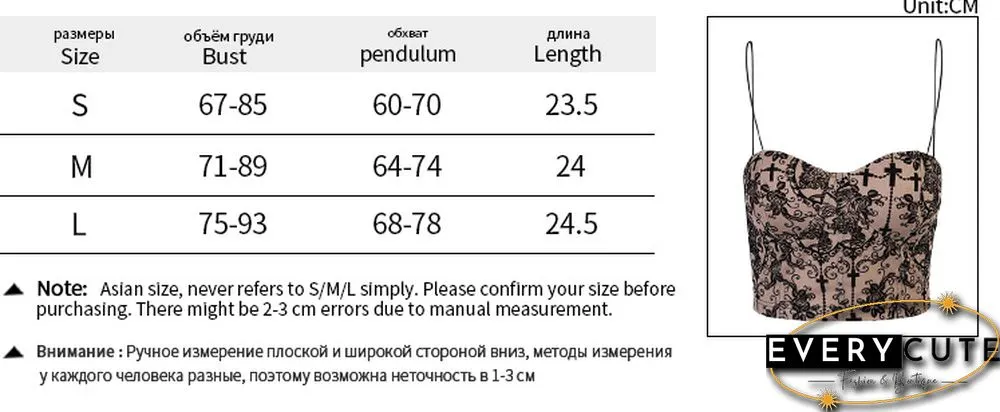 Gothic Aesthetic Bodycon Corset Tops Women Elegant Bra Build Basic Sexy Camisole
