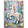 Diamond Painting-DIY Special Shaped Drill Pearl Painting Unicorn(30x40cm)