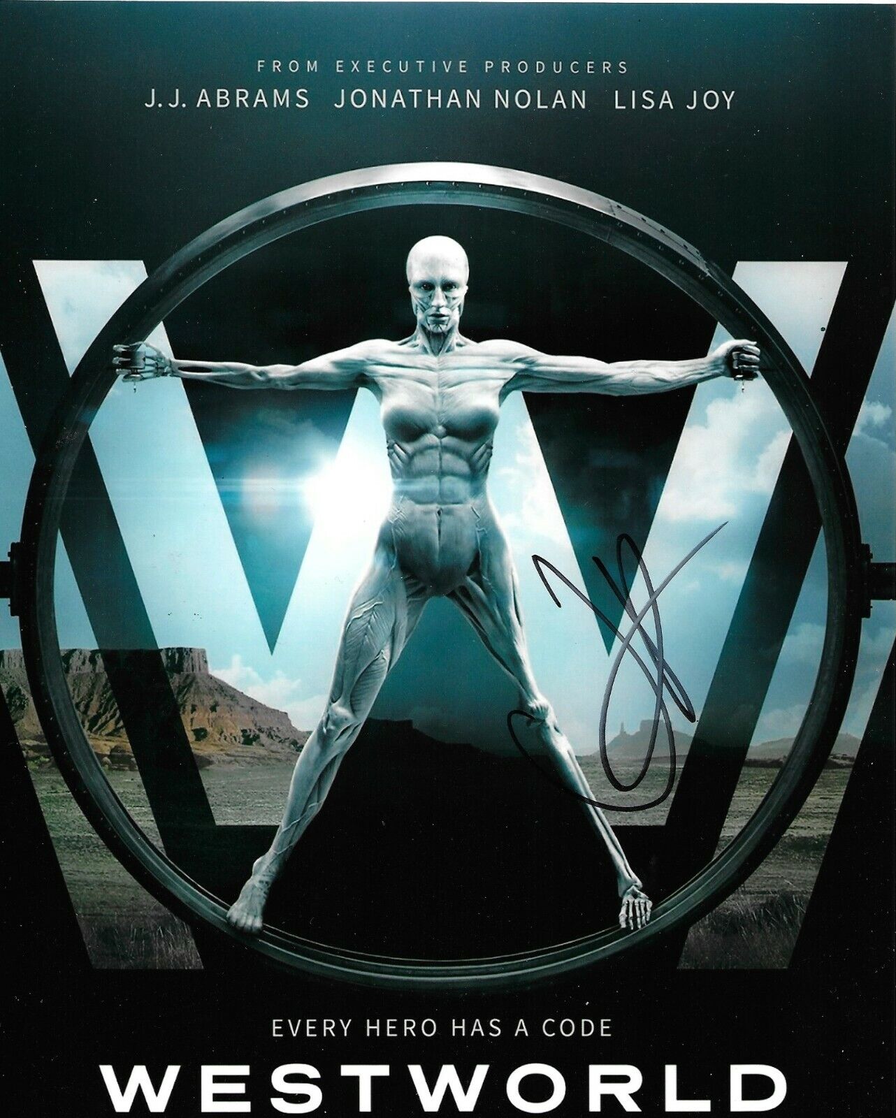 J.J. Abrams Signed Westworld 10x8 Photo Poster painting AFTAL