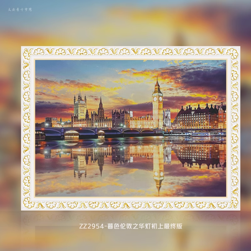 【ZZ2954- Twilight London Lights First Final Edition】 Painting Fairy Cross Stitch