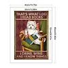 That'S What I Do I Read Books I Drink Wine And I Know Things-11CT Stamped Cross Stitch 40*60cm tapestrymarket