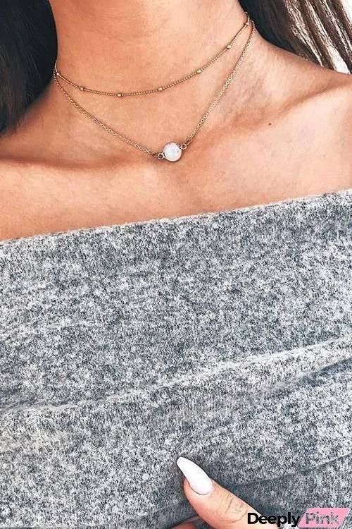 Layered Pearl Choker