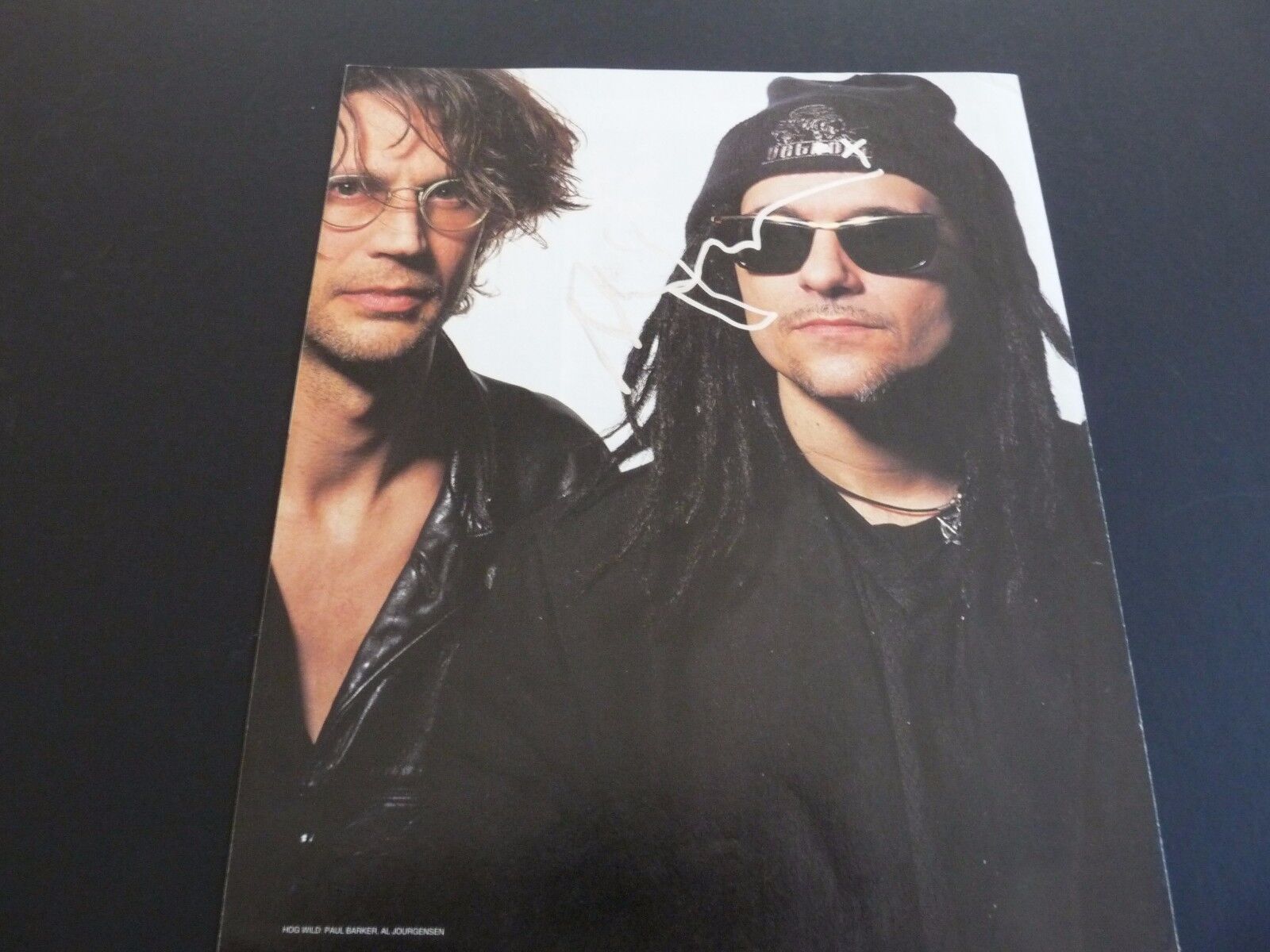 Al Jourgensen Ministry Signed 9x10.5 Magazine Photo Poster painting PSA or Beckett Guaranteed F6