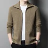 2024 New Men's Wool Zipper Versatile Lapel Casual Jacket