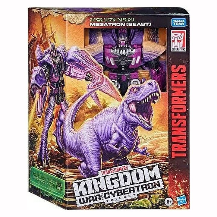 Hasbro Transformers Generations Kingdom: War for Cybertron Trilogy Megatron Leader Action Figure [T-Rex]