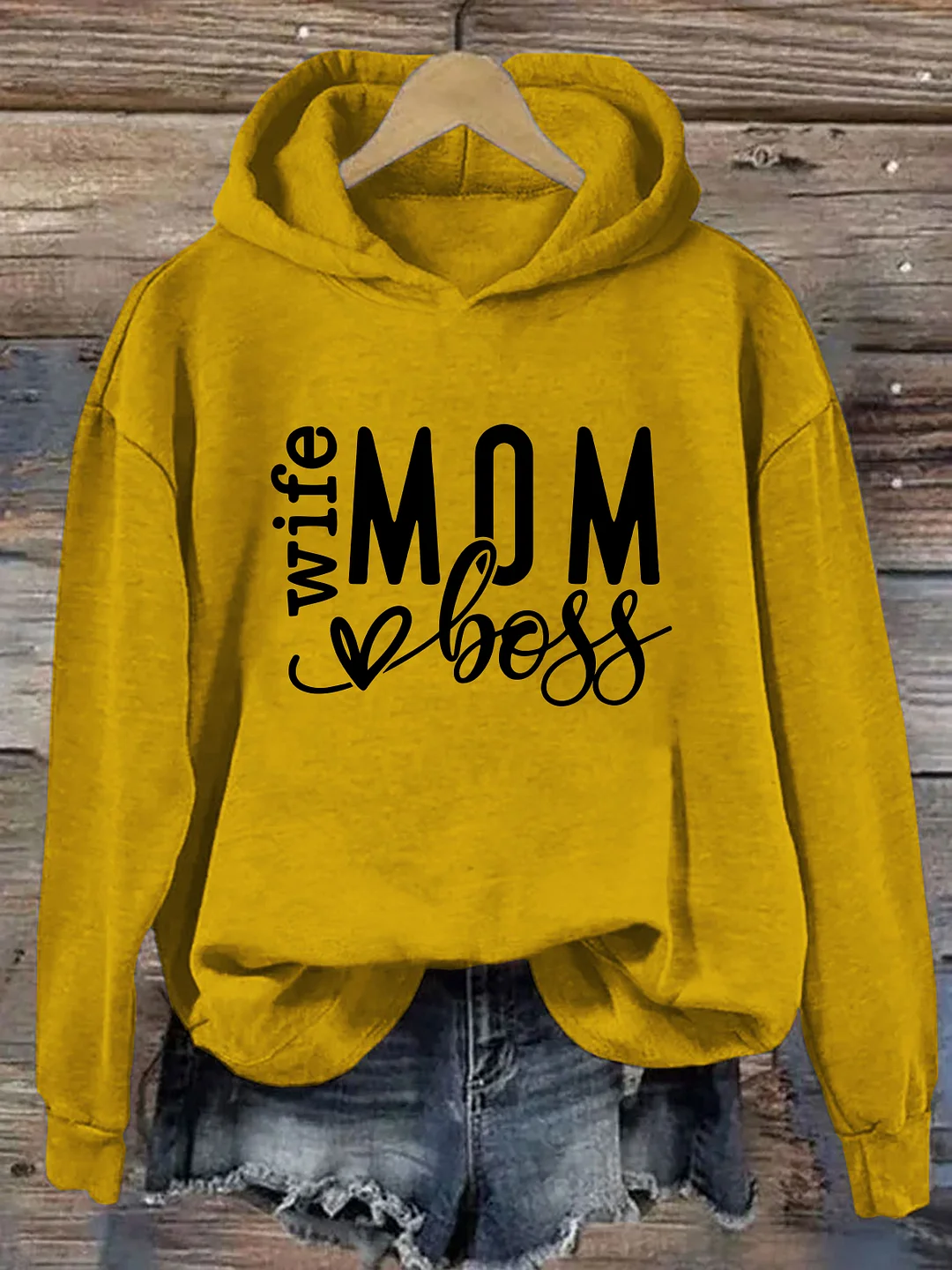 Mom Wife Boss Hoodie