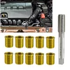 Spark Plug Thread Repair Kit M12x1.25 Inserts & M14x1.25 Tap Kit for Car Engine