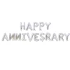 16" HAPPY ANNIVERSARY Letters Aluminum Balloons Marriage Anniversary Store Celebration Party Decors