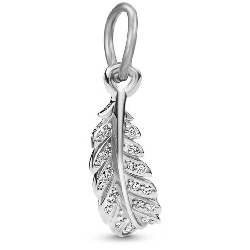 1 PC/Package Metal Rhinestones Plating Inlay Polished Pendant Beads