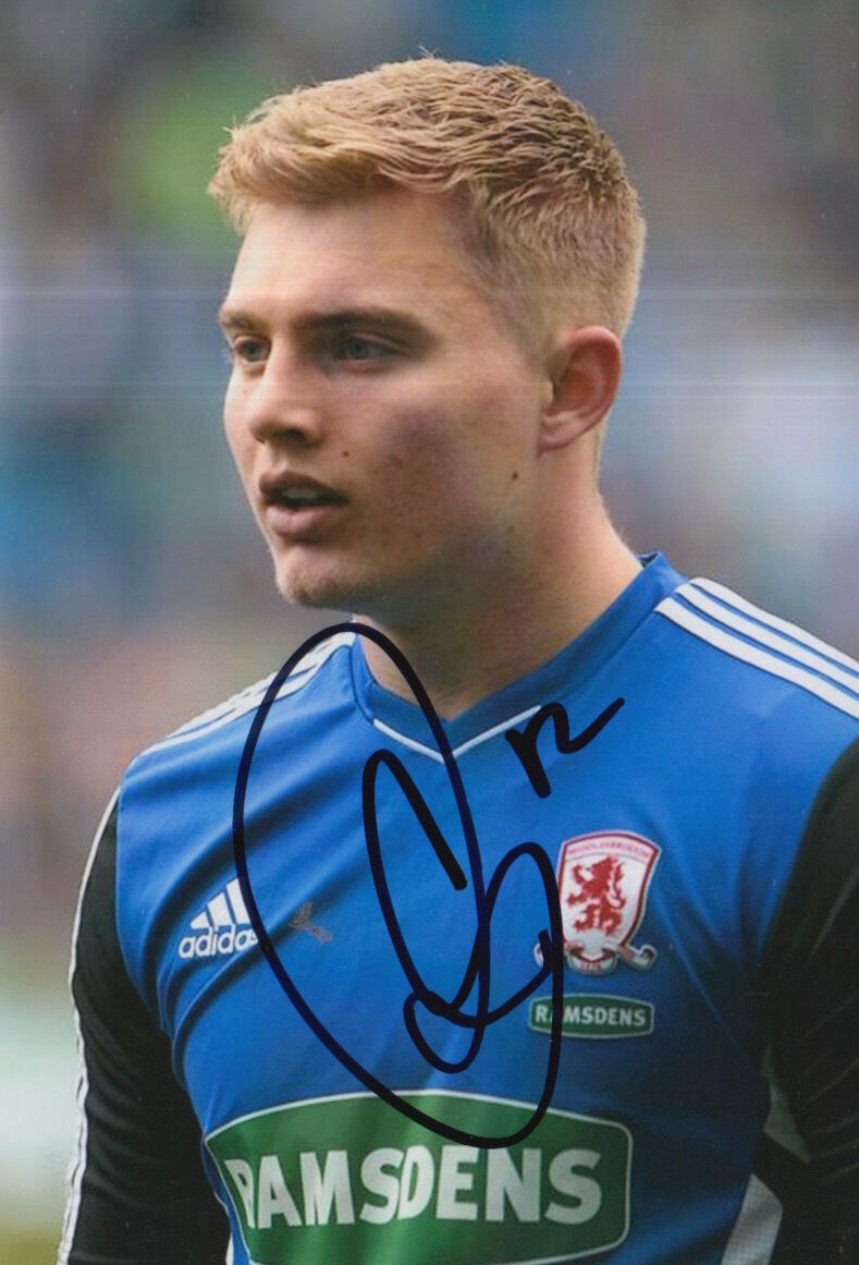 MIDDLESBROUGH HAND SIGNED CONNOR RIPLEY 6X4 Photo Poster painting 1.