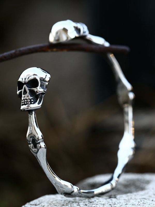 Men's Stainless Steel Skeleton Bones NBracelet