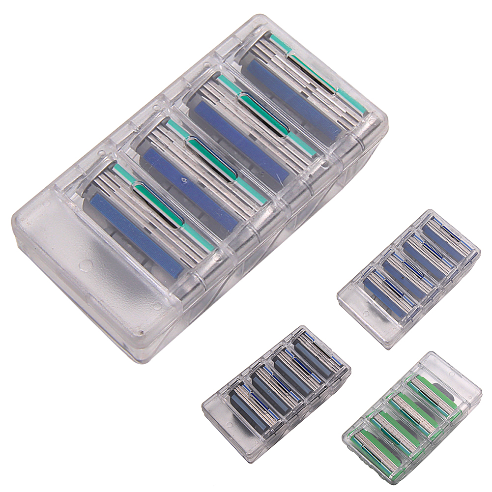 

Useful 4 x Man Shaver Razor Blade 3 Layer for Gillette Macth3 BG（All), Green, 501 Original