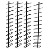 [US Local Warehouse] 5 Pack 12 Bottle Wine Rack Wall Mounted for 60 Bottles DIY Detachable Wine Holder Metal Storage Rack for Kitchen Dining Room Bar