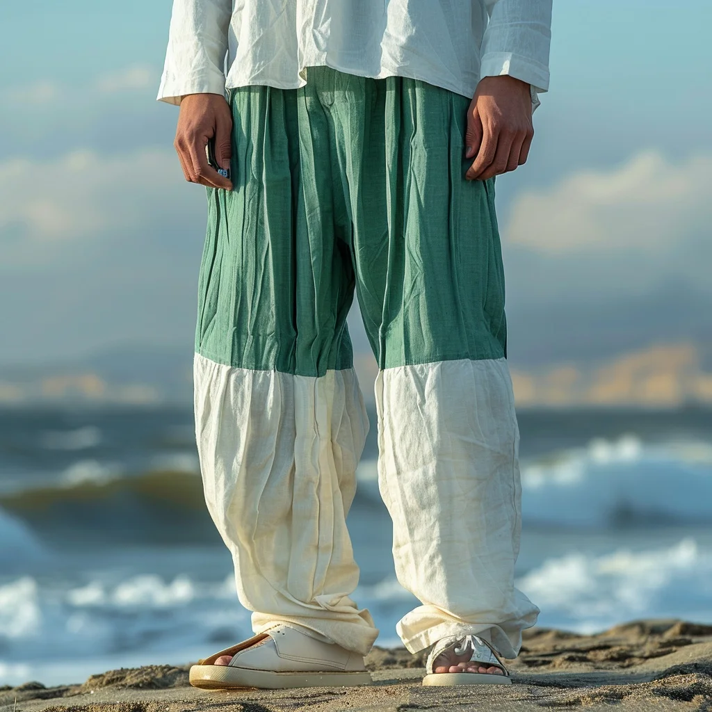 Men's Linen Trousers-inspireuse