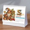 2026 DIY Special Shape Desktop Diamond Standing Calendar for Bedroom Living Room