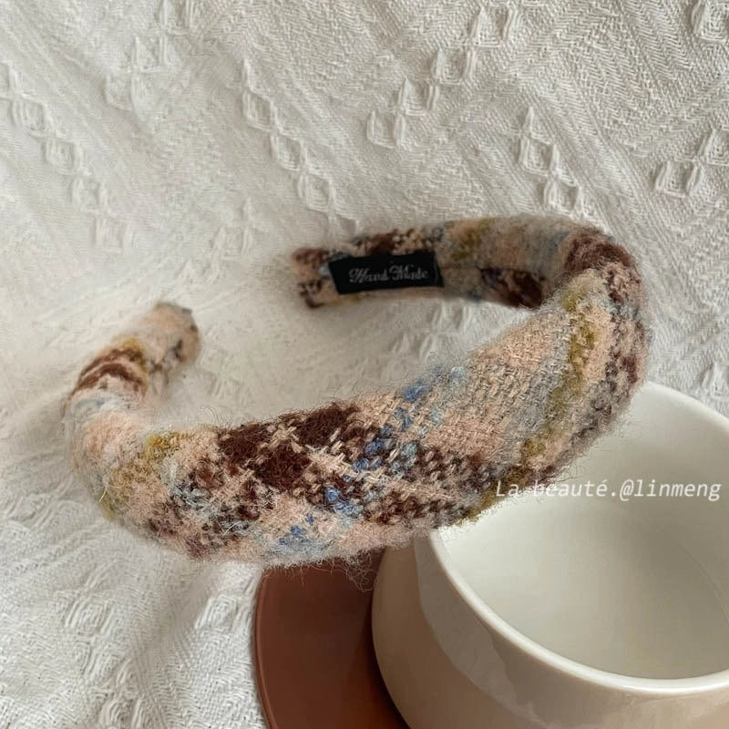 Elegant Retro Solid Color Cloth Hair Band