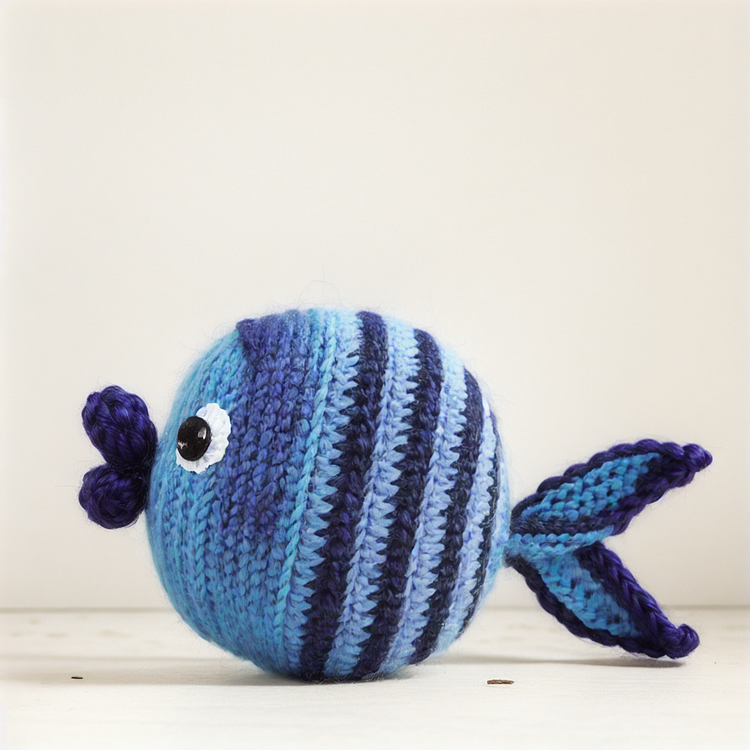 Vaillex - Blue-striped Fish Crochet Pattern For Beginner