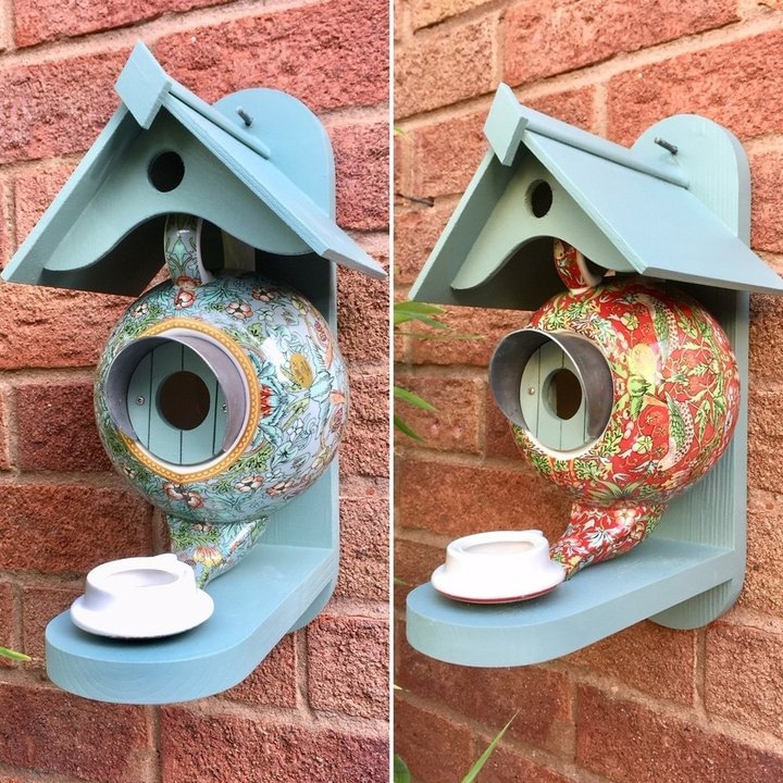 Teapot Bird House and Feeder【 BUY 2 FREE SHIPPING】