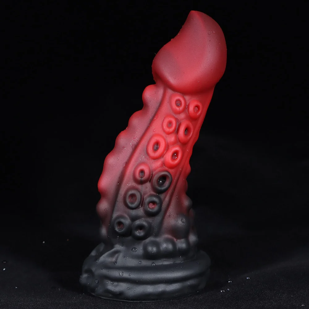 7.68'' Octopus Tentacle Thick Silcone Dildo