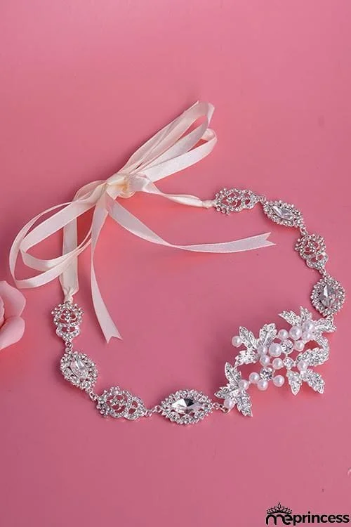 Flower Pearl Hair Headband