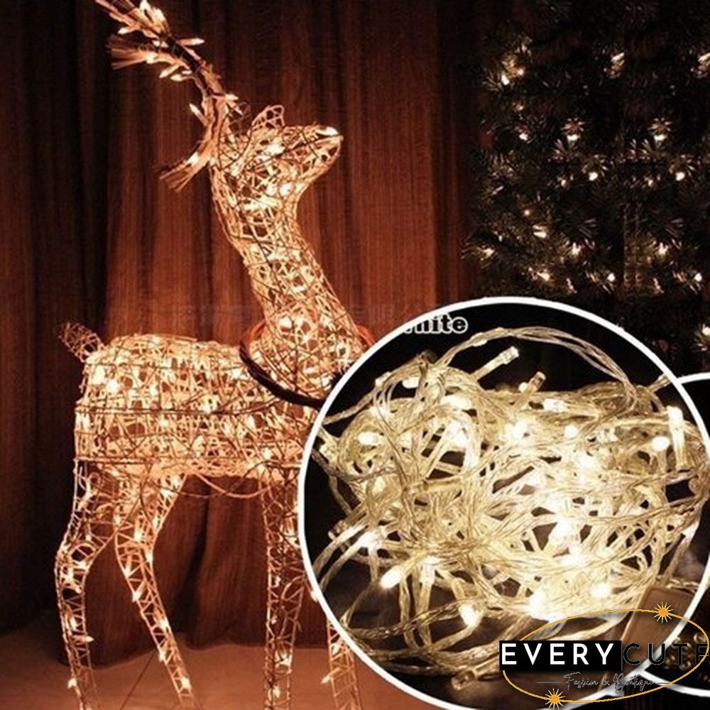 Outdoor 10M/20M 9 Colors Wedding New Year LED Christmas Decoration Outdoor Fairy String Light
