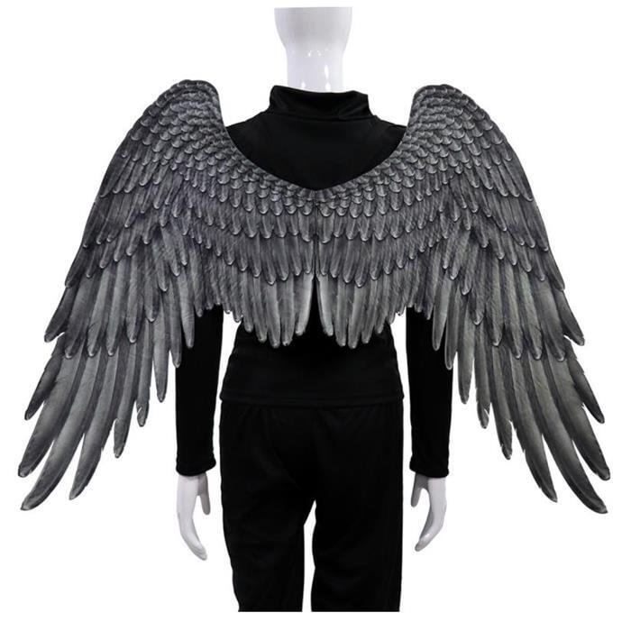 halloween 3d angel devil big wings