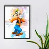 Aquarelle disney goofy-round drill diamond painting-30*40cm