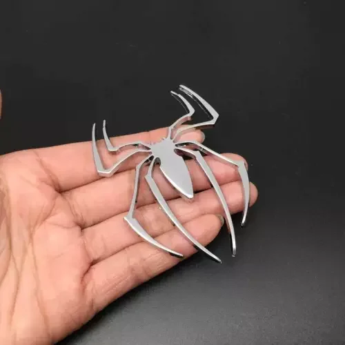 Dronehint 3D Metal Silver Spider Logo Chrome Sticker Emblem Badge Car Parts Styling Trims (For: Acura) Parts