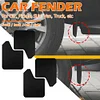 4pcs Car SUV Pickup Van Mud Flaps Mudguards Front Rear Fender Splash Guards