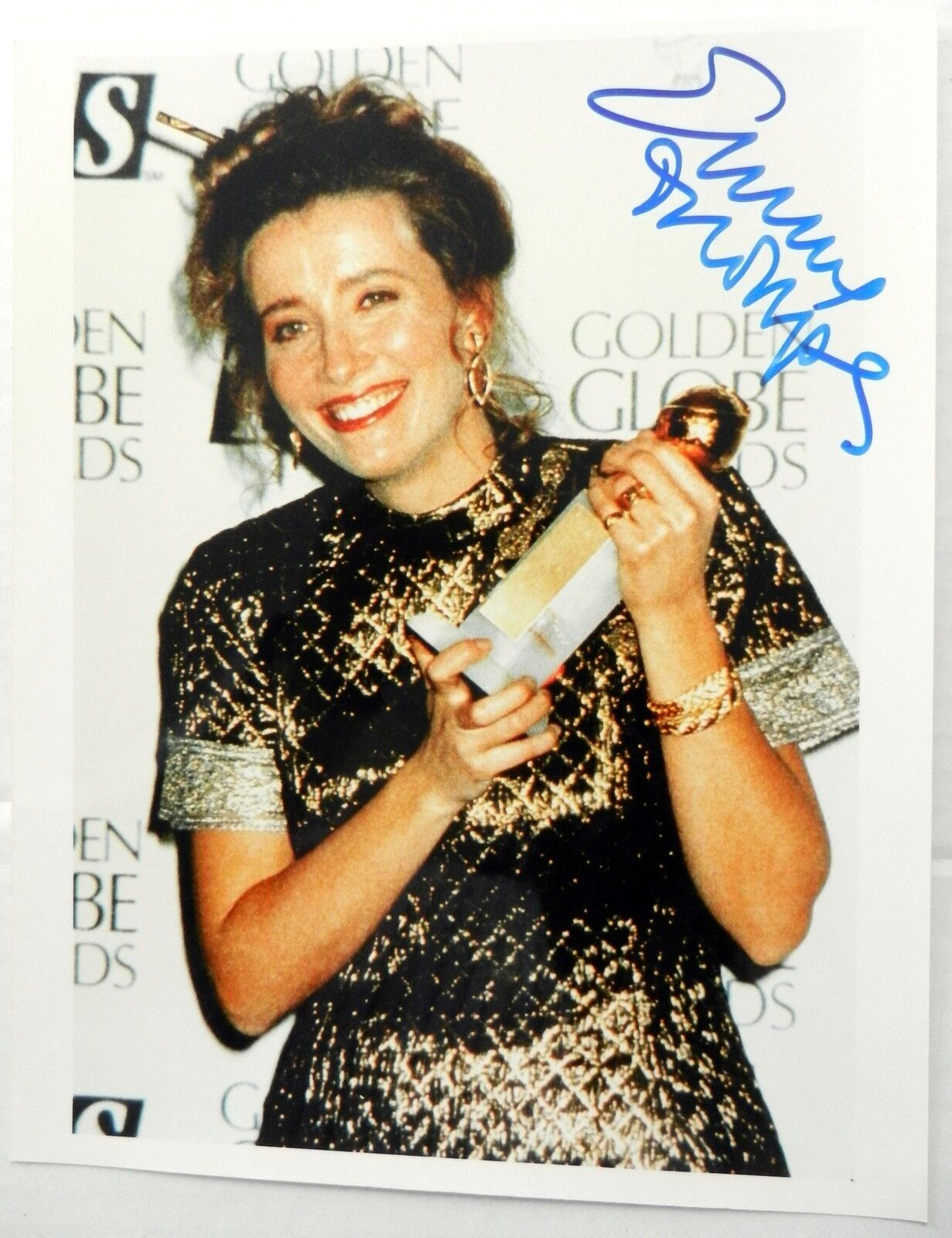 EMMA THOMPSON Autographed 8 x 10 Photo Poster painting Film ACTRESS WRITER GOLDEN Globe WIN