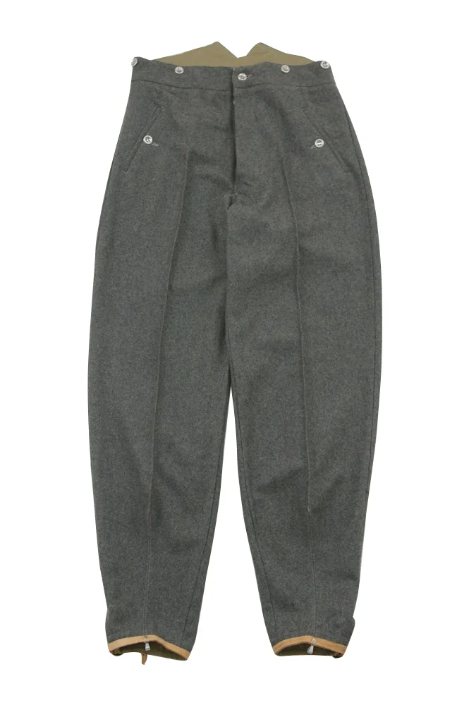   Wehrmacht German M1936 Gebirgsjägers Stone Grey Wool Trousers German-Uniform
