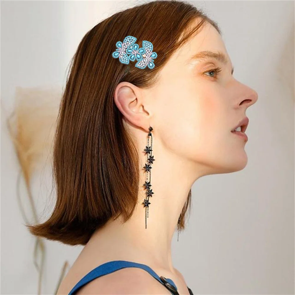 DIY 3Pcs Butterfly  Diamond Painting Hairpin Diamond Hair Clips Gift for Girls