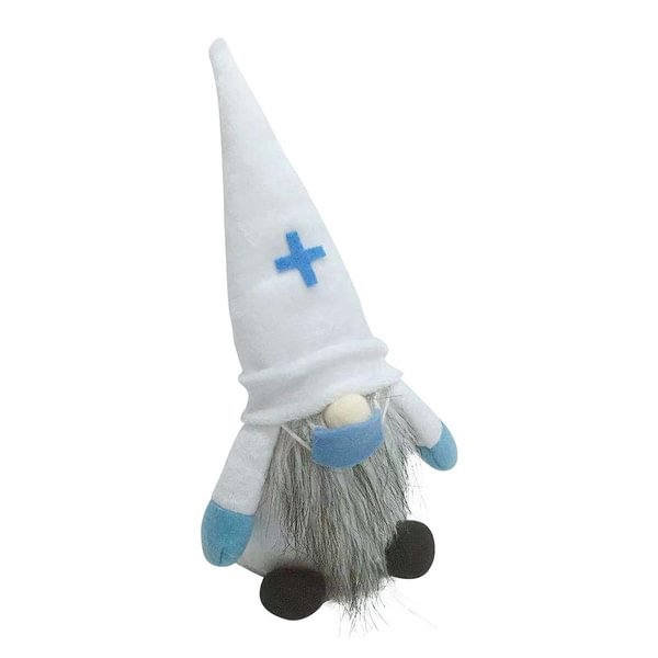 Cute Doctor Nurse Dwarf Doll Ornaments Gnome Handmade Elf Home Farmhouse Kitchen Decor Festive Party Shelf Tiered Tray Decorations Supplies Asw - Shop Trendy Women's Fashion | TeeYours