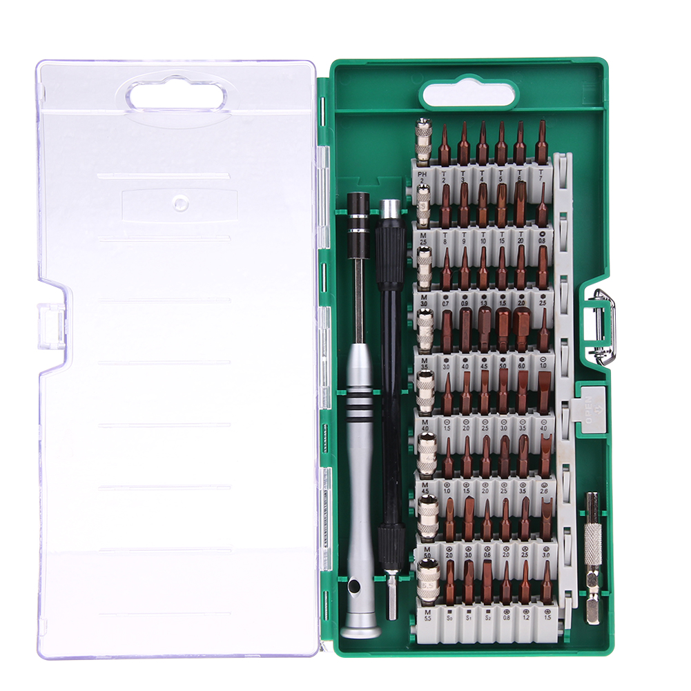 

New 60 In 1 Precise Manual Tool Set Magnetic Screwdriver Set Multifunction, 501 Original