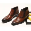 Stylish Brown Dress Boots  For Men