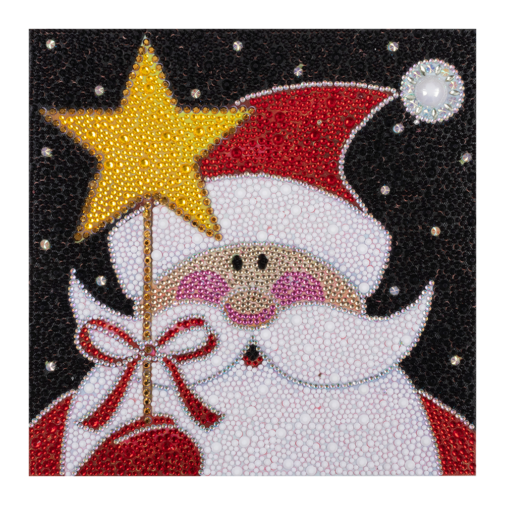 

Santa Claus - Crystal Special Shaped Diamond Painting - 30*30CM, 501 Original