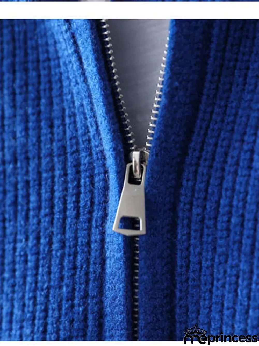 Women's Retro Literary Loose Casual Zipper Cardigan Sweater