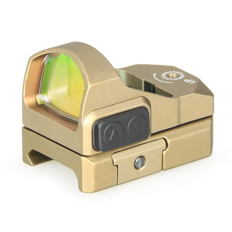 3 MOA Red Dot Reflex Sight Scope Micro Mini Red Dot Optics with Weaver Mount for Rifle Handguns