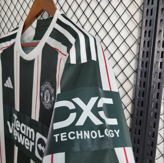 23/24 Football Shirt Manchester United Away Long Sleeve 1:1 Thai  Quality