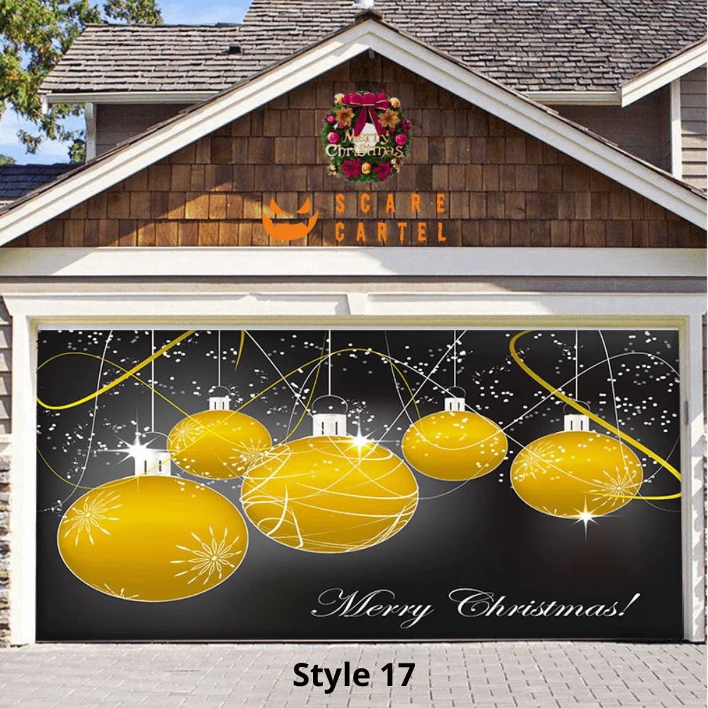 Christmas Garage Door Decoration