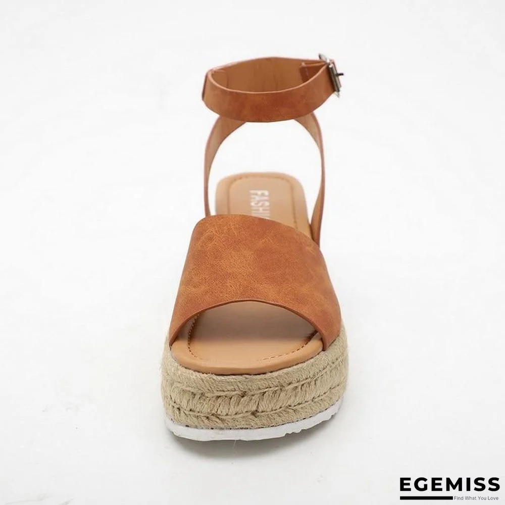 Wedges Shoes For Women High Heels Sandals Summer Flip Flop Platform Sandals | EGEMISS