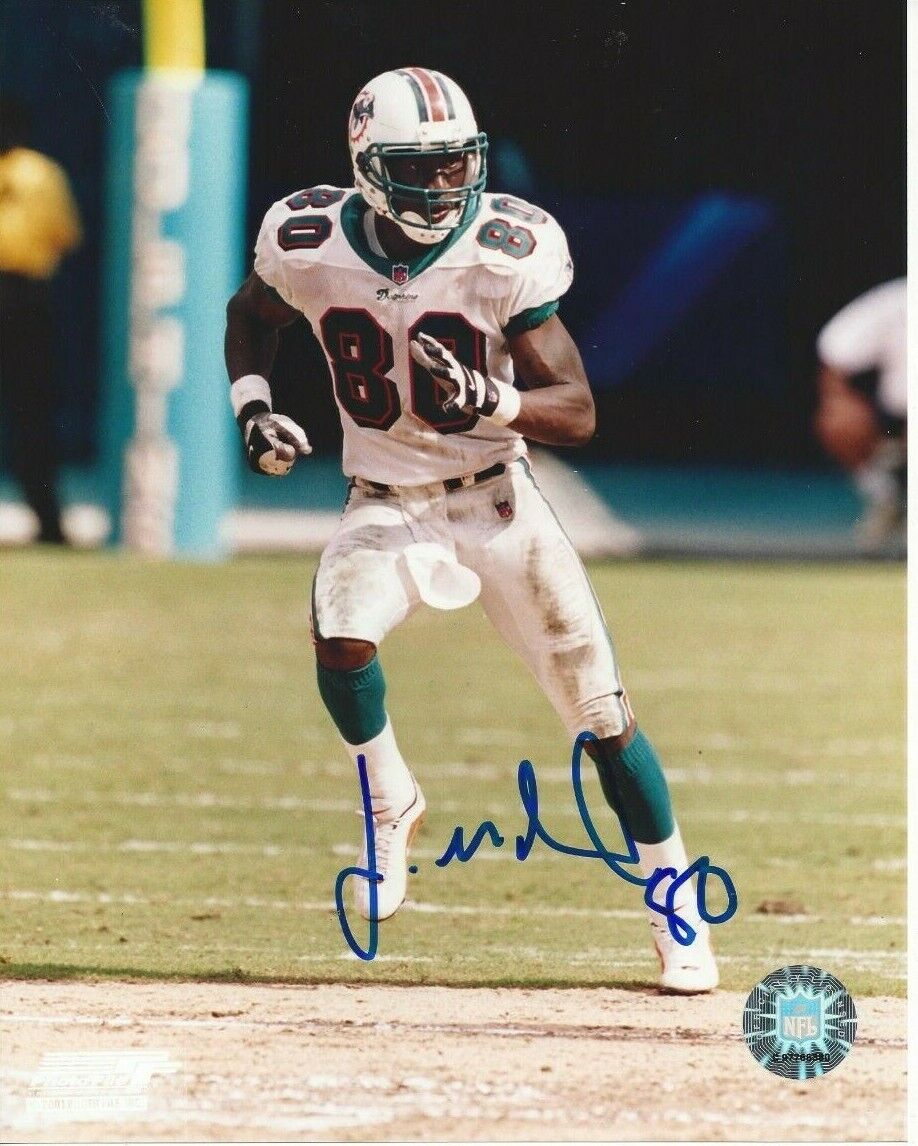 James McKnight Autographed 8x10 Miami DolphinsRare B862