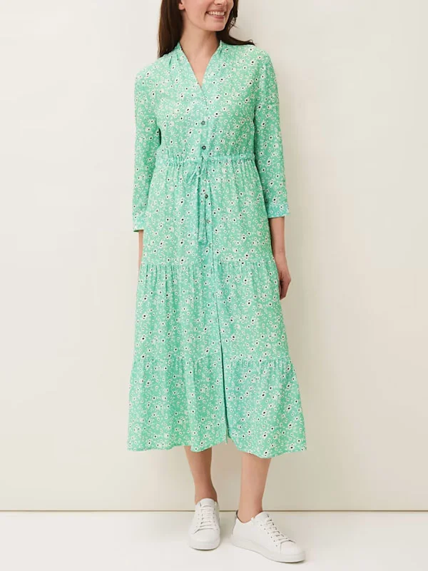 Gentle Temperament Vacation Women's Printed Dress